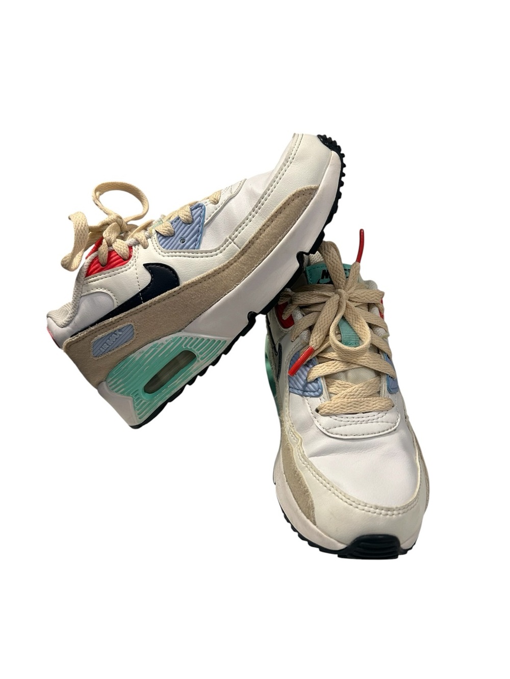 Nike Air Max 90 Leather SE “Patches” Kids Sneakers Size 2